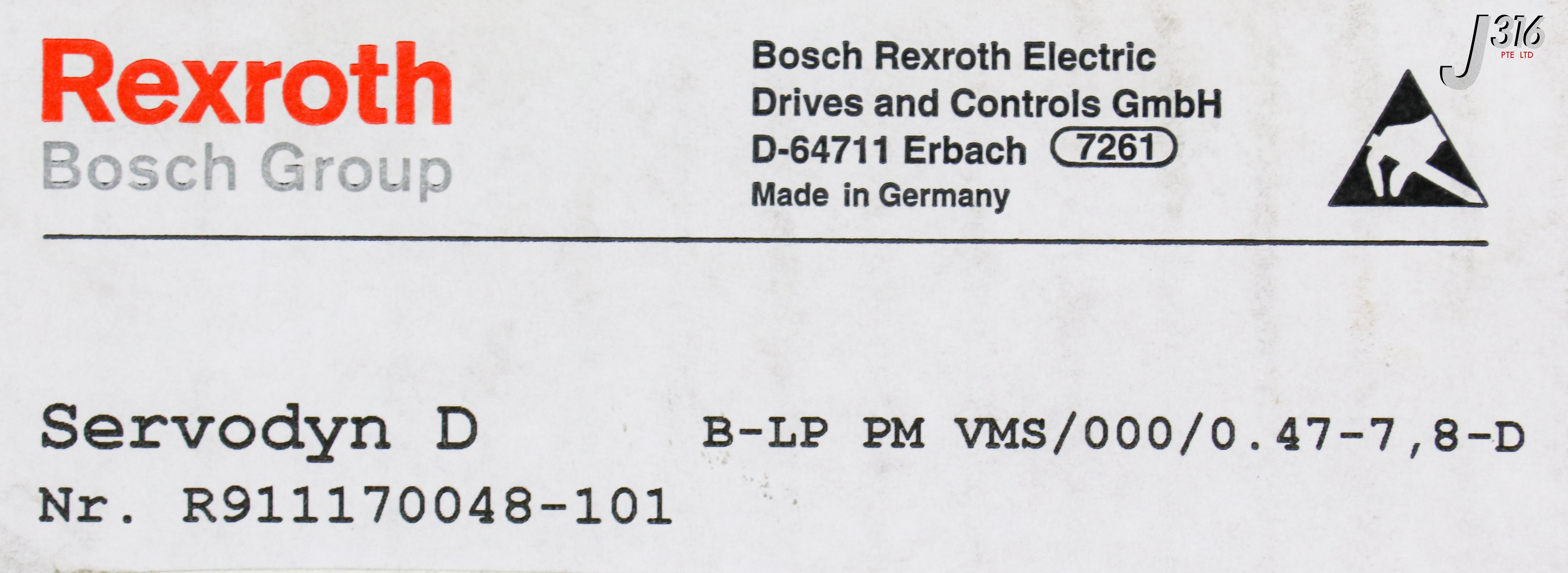 16561 BOSCH REXROTH SERVODYN D B-LP, 1070080335-202 (NEW IN BOX ...